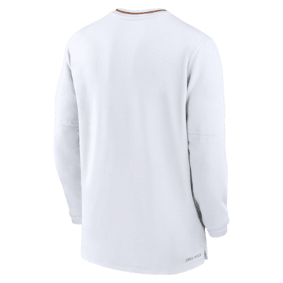 Texas Longhorns Sideline Coach Men's Nike Dri-FIT College 1/2-Zip Long-Sleeve Top