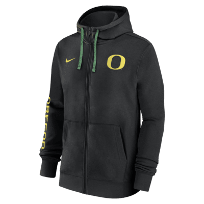 Oregon Ducks Sideline Team Issue Men's Nike College Full-Zip Hoodie