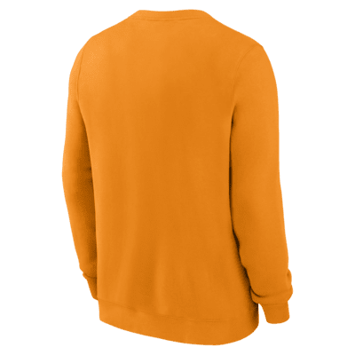 Sudadera de cuello redondo sin cierre universitaria Nike para hombre Tennessee Volunteers Primetime Evergreen Logo