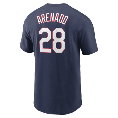 Nike Men's St. Louis Cardinals Nolan Arenado #28 Powder Blue T-Shirt