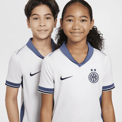 Inter Milan 2024/25 Stadium (bortedrakt) Nike Dri-FIT Replica fotballdrakt til store barn