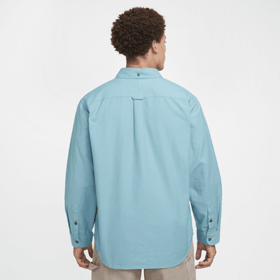 Nike Life Men's Long-Sleeve Oxford Button-Down Shirt