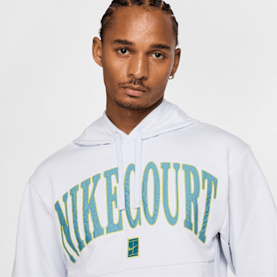 NikeCourt Heritage Dri-FIT férfi kapucnis polár teniszpulóver