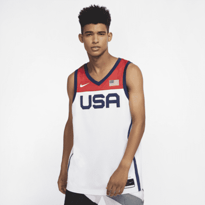 USA (Home) Men's Nike Basketball Jersey 