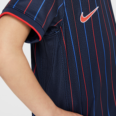 USWNT 2025 Stadium Away (Women's Team) Little Kids' Nike Soccer Replica 3-Piece Kit