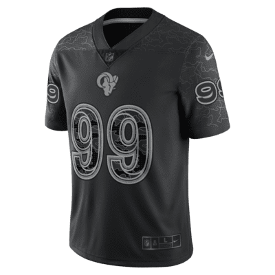 Jersey de fútbol americano Fashion para hombre NFL Los Angeles Rams RFLCTV (Aaron Donald)