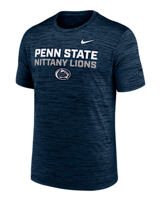 Мужская футболка Penn State Campus Center Stack Velocity Nike Dri-FIT College