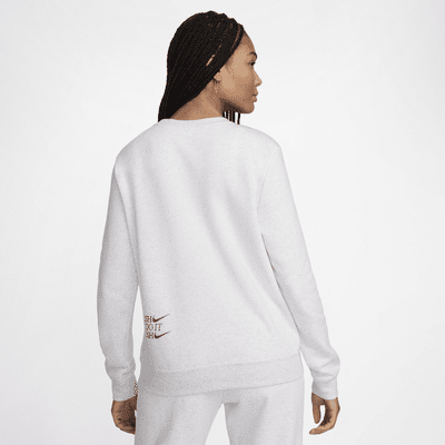 Sudadera de cuello redondo para mujer Nike Sportswear Club Fleece