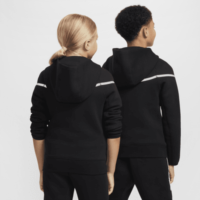 Nike Sportswear Tech Fleece fényvisszaverő, hosszú cipzáras, kapucnis pulóver nagyobb gyerekeknek (fiúknak)