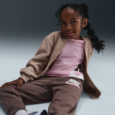 Joggers de chenille para niños de preescolar Nike Club