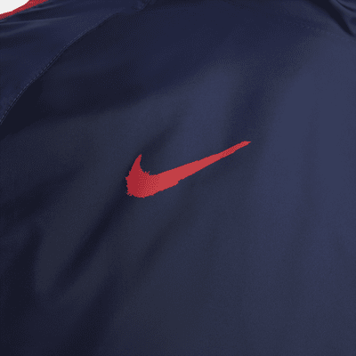 Tuta da calcio in tessuto con cappuccio Nike Paris Saint-Germain – Uomo