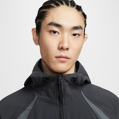 나이키 테크 남성 드라이 핏 우븐 풀집 컬러 블록 윈드러너 재킷