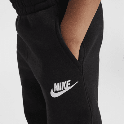 Pants de pierna ancha de tejido Fleece infantiles Nike Sportswear Club