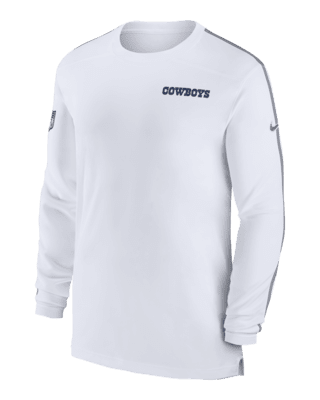 Мужские  Dallas Cowboys Sideline Coach Nike Dri-FIT NFL Long-Sleeve Top