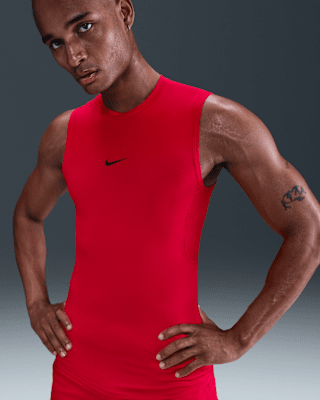 Мужские тайтсы Nike Pro Dri-FIT Tight Sleeveless Fitness Top для тренировок