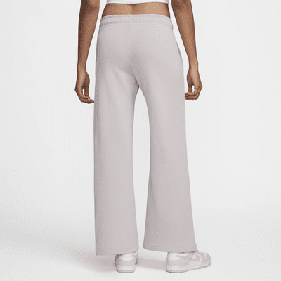 Nike Sportswear Club Fleece Women's Mid-Rise Wide-Leg Tracksuit Bottoms