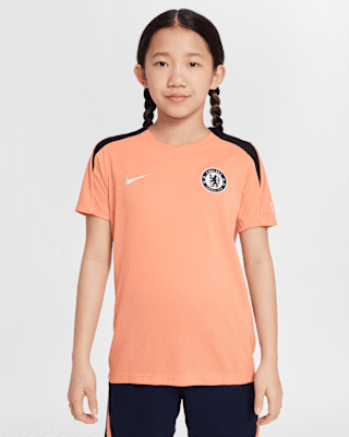 Подростковые шорты Chelsea FC Strike Special Edition Big Kids' Nike Dri-FIT Soccer Short-Sleeve Knit Top