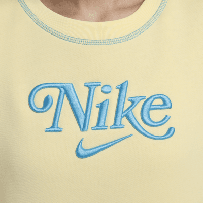 Nike Sportswear Fleece-Sweatshirt mit Rundhalsausschnitt für Damen