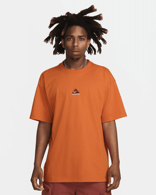 Nike Men's T-Shirt - Orange - L