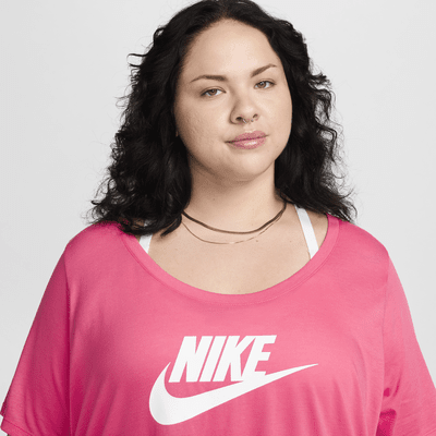 Playera larga para mujer (talla grande) Nike Sportswear Essential