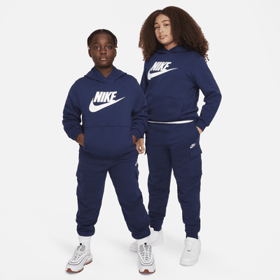 Pants cargo para niños talla grande (talla grande) Nike Sportswear Club Fleece