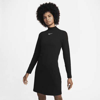 formación Hecho de parrilla Vestido de cuello alto y manga larga para mujer Nike Sportswear Swoosh. Nike .com