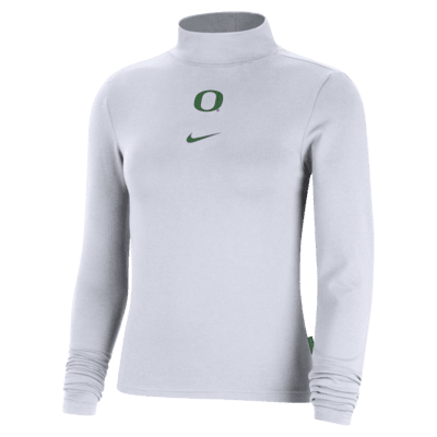 Oregon Essential Women's Nike College Long-Sleeve Mock Top