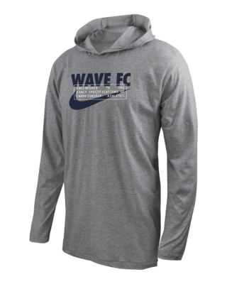 Мужская футболка San Diego Wave Nike Soccer Long-Sleeve Hooded