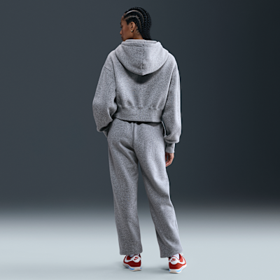 Sweat à capuche et zip court et ample Nike Sportswear Phoenix Fleece pour femme
