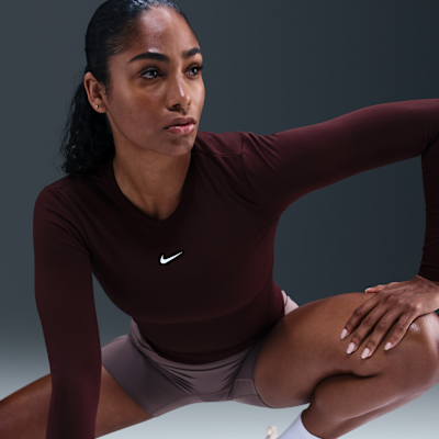 Dámské tričko Nike One Fitted Dri-FIT s dlouhým rukávem
