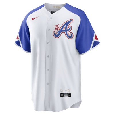 Jersey de béisbol Replica para hombre MLB Atlanta Braves City Connect