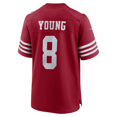 NFL San Francisco 49ers (Steve Young) Men's Game Football Jersey.