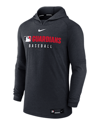 Мужское худи Cleveland Guardians Authentic Collection Nike Dri-FIT MLB Pullover Hoodie