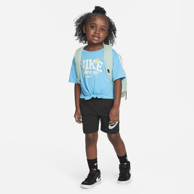 Playera para niños pequeños (top con nudos Nike 