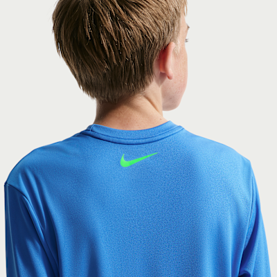 Nike Swim Hydroguard Big Kids' (Boys') Dri-FIT UV Long Sleeve Top