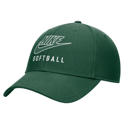 Gorra de softball Futura Swoosh Dri-FIT con estructura Nike Club