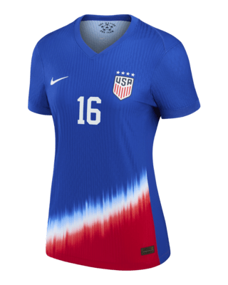 Женские джерси Rose Lavelle USWNT 2024 Match Away Nike Dri-FIT ADV Soccer Jersey