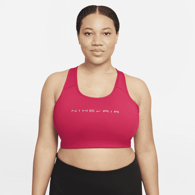 Nike Air Swoosh Women's Medium-Support Non-Padded Graphic Sports Bra (Plus  Size)