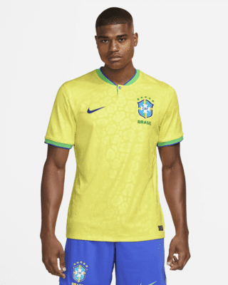 Brazil 2022/23 Stadium Home Men's Nike Dri-FIT Football Shirt. Nike ID