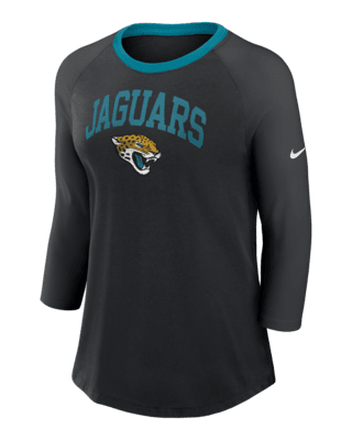 Женская футболка Jacksonville Jaguars Nike NFL 3/4-Sleeve