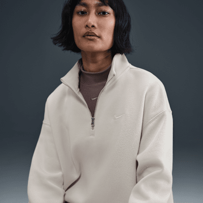 Sudadera oversized con cierre de 1/4 para mujer Nike Sportswear Phoenix Fleece