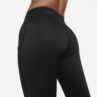 Leggings a 7/8 a vita media con tasche e sostegno elevato Nike Go – Donna