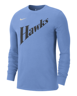 Мужская футболка Atlanta Hawks Essential City Edition Nike NBA Long-Sleeve