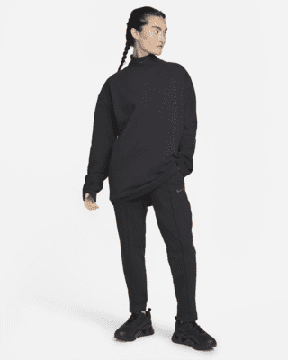 Nike Sportswear Funnel-Neck Fleece Sweatshirt - Black