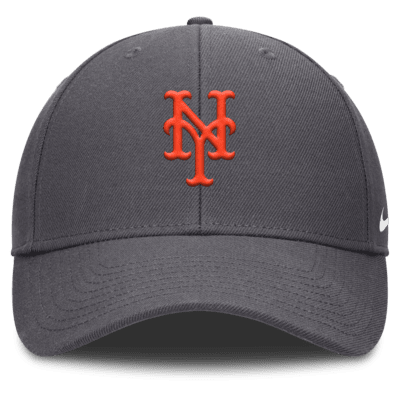 Gorra Nike Dri-FIT de la MLB ajustable para hombre New York Mets Club