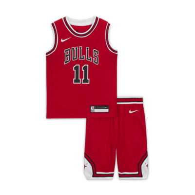 Souprava dresu a kraťasů Nike NBA DeMar DeRozan Chicago Bulls Icon Edition pro větší děti (chlapce)