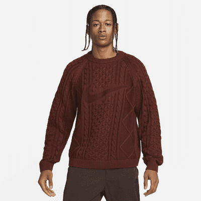 Nike Life Men's Cable-Knit Jumper