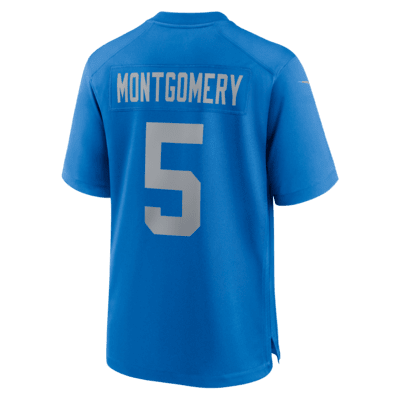 David Montgomery Detroit Lions Men's Nike NFL Game Football Jersey