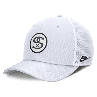 Gorra de rejilla Nike Dri-FIT de la MLB ajustable para hombre Chicago White Sox Cooperstown Rise