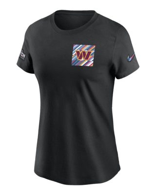 Camiseta de rendimiento Crucial Catch de la NFL de los Washington Commanders  2022 de Nike negra para hombre